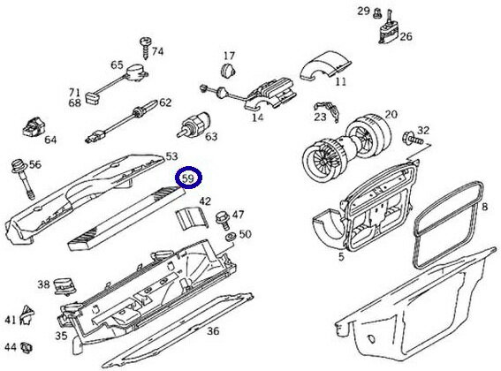 ベンツ R129 SLクラス SL320 SL500 SL600／VEMO製 ACフィルター エアコンフィルター（外気用） 129-835-0047