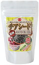 必須脂肪酸であるオメガ3や6の他、カルシウム、食物繊維など、優れた栄養価を持つスーパーフードです。水分を含む事で膨らみ満腹感が得られます。 黒チアシードを、栄養成分や性状が損なわれないよう、焙煎しました。水分を含むことで膨らみ、満腹感が得られます。ほんのりとした焙煎香がします。 【お召し上がり方】：ヨーグルトやスムージー、サラダにかけてお召し上がりください。原材料：黒チアシード（パラグアイ・メキシコ・アルゼンチン）【開封前賞味期限】：製造日より常温365日【販売元】：健康フーズ