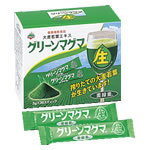●活力、栄養価ともにピーク時の国産大麦若葉を搾汁し、その青汁を活性のまま粉末化した健康補助食品です。●麦緑素は国内外、世界の90カ国以上で愛飲されています。●グリーンマグマは、保存料、着色料を使用しておりません。【お召し上がり方】健康補助食品として、1日6g(小さじ2杯)又、スティックタイプの場合は、　2スティックを目安にそのまま又は、お水等でお召し上がりください。お好みにより、ハチミツや牛乳等を加えて召し上がりください。 *熱いお湯で召し上がられますと、一部の酵素等の活性が低下することがあります。 *****************************○。原材料 。○大麦若葉 デキストリン 乳糖 販売元：日本薬品開発　