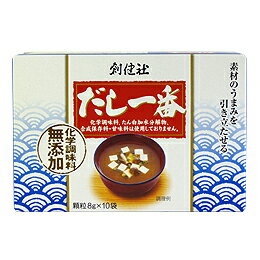 かつお、さば、いわし、しいたけ、昆布、ホタテと色々な風味調味料のバランスが整った万能だしの素です。◆化学調味料、たん白加水分解物、合成保存料・甘味料は使用しておりません。◆かつお、さば、いわし、しいたけ、昆布、ホタテと色々な風味調味料のバランスが整った万能だしの素です。◆だし汁を作る場合は1袋当たり700ccのお湯を目安に調理してください。◆食塩はにがりを含む天日塩を使用しております。【召し上がり方・使い方】みそ汁、そば・うどんのつゆ、つけ汁（冷麦・そうめん・ざるそば）、おでんのだし、煮物、鍋物、炊き込みご飯など、様々なお料理にお使いいただけます。原材料：乳糖、食塩、粉末醤油、酵母エキス、風味調味料（かつお節粉末、かつおエキス、さば節粉末、煮干いわし粉末、しいたけ粉末、昆布エキス、ホタテエキス）、粉末発酵調味料、ぶどう糖、べに花油、澱粉、（原料の一部に乳、小麦、大豆を含む）【賞味期間】製造日より360日 販売元：創健社　