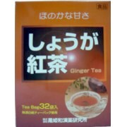 しょうが紅茶は、体をあたためるさわやかティー ！ほのかな甘さ！■しょうが紅茶は、喉のうがいにも使われる紅茶に体を温めるしょうが、ほのかな甘味でノンカロリーの甜茶、シナモンを風味よくブレンドしてあるので日常のお茶、お目覚めの一杯としてもオススメです。1パックで2杯分出来ます。■フィルム包装してありますので開封後の保存が便利です。■無漂白のティーパック紙を使用しています。【お召し上がり方】●やかんに汲みたての水を入れて、火にかけ沸騰させます。●温めたティーポットに、ティーバッグ1袋を入れます。●沸騰したてのお湯、360ccを勢いよくポットに注ぎます。●すぐにフタをして約3分間を目安に蒸らします。●蒸らし終わったらポットの中をスプーンで軽くかき混ぜます。●あらかじめ温めておいたカップに、濃さが均一になるように注ぎ分けます。 原材料： 紅茶、しょうが、甜茶、シナモン 製造元：黒姫和漢薬研究所