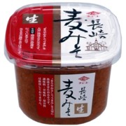 長崎麦みそ（カップ） 750g×4個セット【沖縄・別送料】【無添加】【天然醸造】【長期熟成】【麦麹】【国産はだか麦使用】【長崎味噌】【生みそ】【チョーコー醤油】【05P03Dec16】