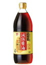 厳選した原料を使い、醤油本来の風味を損なう事なく塩分を下げる“追い麹仕込み”でしっかり発酵・熟成させたもろみを用いて仕上げた本醸造のJAS規格・特級「超特選」こいくち醤油です。◆通常のこいくちしょうゆ（五訂日本食品標準成分表）と比べて、ナトリウム分を50％カット。◆醤油本来の味・風味、丸大豆特有のまろやかなコクと深い味わいに仕上げました。◆つけ・かけ用をはじめ、煮物・吸い物など普通の醤油と同じようにお使いください。◆塩分を気にしている方に適しています。◆厚生労働省認可・病者用食品・低ナトリウム食品。◆遺伝子組み換え大豆不使用。●塩分8.4％：通常のこいくち醤油（17.1%：五訂日本食品標準成分表より）に比べて塩分50%カット。これは従来の「減塩醤油」の基準よりも低い塩分です。●麹（大豆・小麦）2回仕込み：まずは、麹（原材料は、大豆・小麦）と食塩水で通常の塩分のこいくち醤油を仕込みます。熟成途中の諸味に再び麹を加えることで塩分を下げていきます（追い麹仕込み）。さらに、諸味をしぼった後に電気透析法により塩分濃度を更に下げていきます。このように、贅沢に原料を使い手間ヒマかける事で、うまさはそのままで塩分を抑えた減塩醤油が出来上がります。●美味しさ1.2倍：「超特選」には、JAS規格特級の中でもうまみ成分である全窒素分が特級の基準の1.2倍以上含まれています（※こいくち醤油の場合）、これは、こいくち醤油の中でもトップクラスの旨みのものと言えます。●丸大豆100％使用：チョーコー醤油は、遺伝子組み換えでない丸大豆を使用しています。上品な甘みとまろやかな味をお楽しみいただける本醸造丸大豆醤油です。【栄養素】100gあたり エネルギー 89kcal たんぱく質 9.4g 脂質 0g 炭水化物 12.8g ナトリウム 2.9g 糖質 食物繊維 食塩相当量 7.4g 塩分 8.4％ 原材料:大豆：北米、小麦：カナダ、食塩：メキシコ・オーストラリア【開封前賞味期間】製造日より720日 製造元：チョーコー醤油