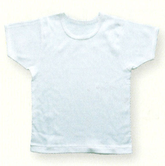 ライブコットン無蛍光コットン肌着・男女兼用半袖Tシャツ/110サイズ【05P03Dec16】