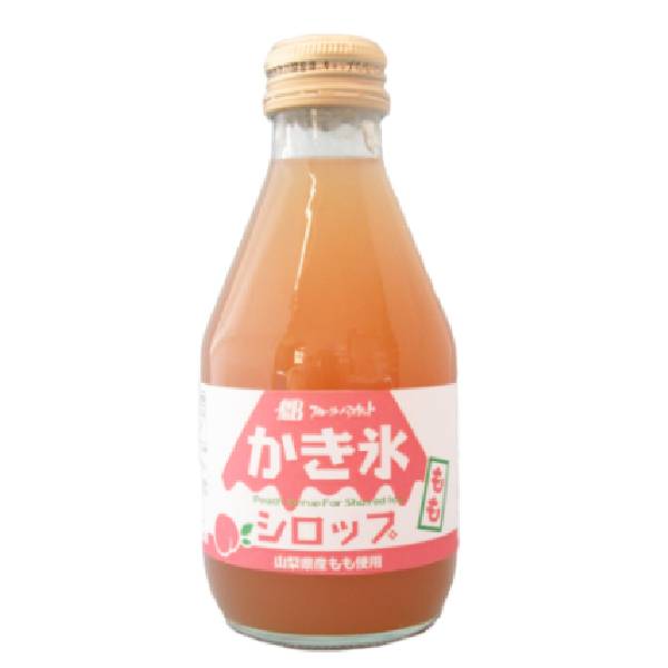 かき氷シロップ（もも）180ml×6個セット【夏季限定品】【フルーツバスケット】【沖縄・送料別】【05P03Dec16】