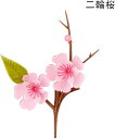 大黒工業 (株) 食品 用 造花 料理飾り お祝い 正月 おせち お花見 料理 弁当 二輪桜 さくら DK-63 / 50個(3)