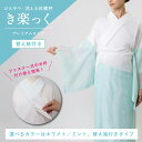 【衿秀】うそつき長襦袢 き楽っく本体(きらっく) 夏用プレミアム(替え袖付き) S.M.Lサイズ | 長襦袢 下着 レディース 女性 白 グリーン