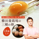 櫛田養鶏場の三種食べ比べ☆ミニ☆セット18個入り【名古屋コーチンの卵(6個)+くしたま赤卵(6個)+くしたま白卵(6個)】お試し商品と同じ内容で何度も注文可能な...