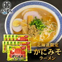 カニミソ かにみそラーメン （10袋セット） 乾麺 らーめん 熟成乾燥麺 カニミソ かに味噌 インスタント麺 袋麺 ご当地 お土産 お取り寄せ プレゼント ギフト 贈答 御中元 お中元 母の日 父の日