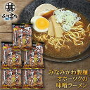 みなみかわ製麺 オホーツクの味噌ラーメン (5袋セット) 三夜干し 低温熟成乾燥麺 北海道土産 北海道味噌ラーメン 熟成味噌ラーメン ご当地ラーメン プレゼント ギフト 贈答 お返し 贈答品 御歳暮 お歳暮 お中元 母の日 父の日