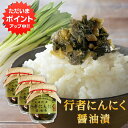 【マラソン期間中はP2倍!】行者にんにく醤油漬 150g (3個セット) 瓶詰 北海道産 行者ニンニク しょうゆ漬 ごはんのおかず おつまみ 肴 ご当地 お土産...