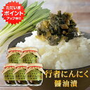 【マラソン期間中はP2倍!】行者にんにく醤油漬 150g (5個セット) 瓶詰 北海道産 行者ニンニク しょうゆ漬 ごはんのおかず おつまみ 肴 ご当地 お土産...