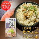 【マラソン期間中はP2倍!】炊き込みごはんの素『さけ』2合用 (1個) 炊飯器で簡単 北海道 昆布 しいたけ かつお 3種の出汁 鮭 サケ しゃけ ご当地 お土...