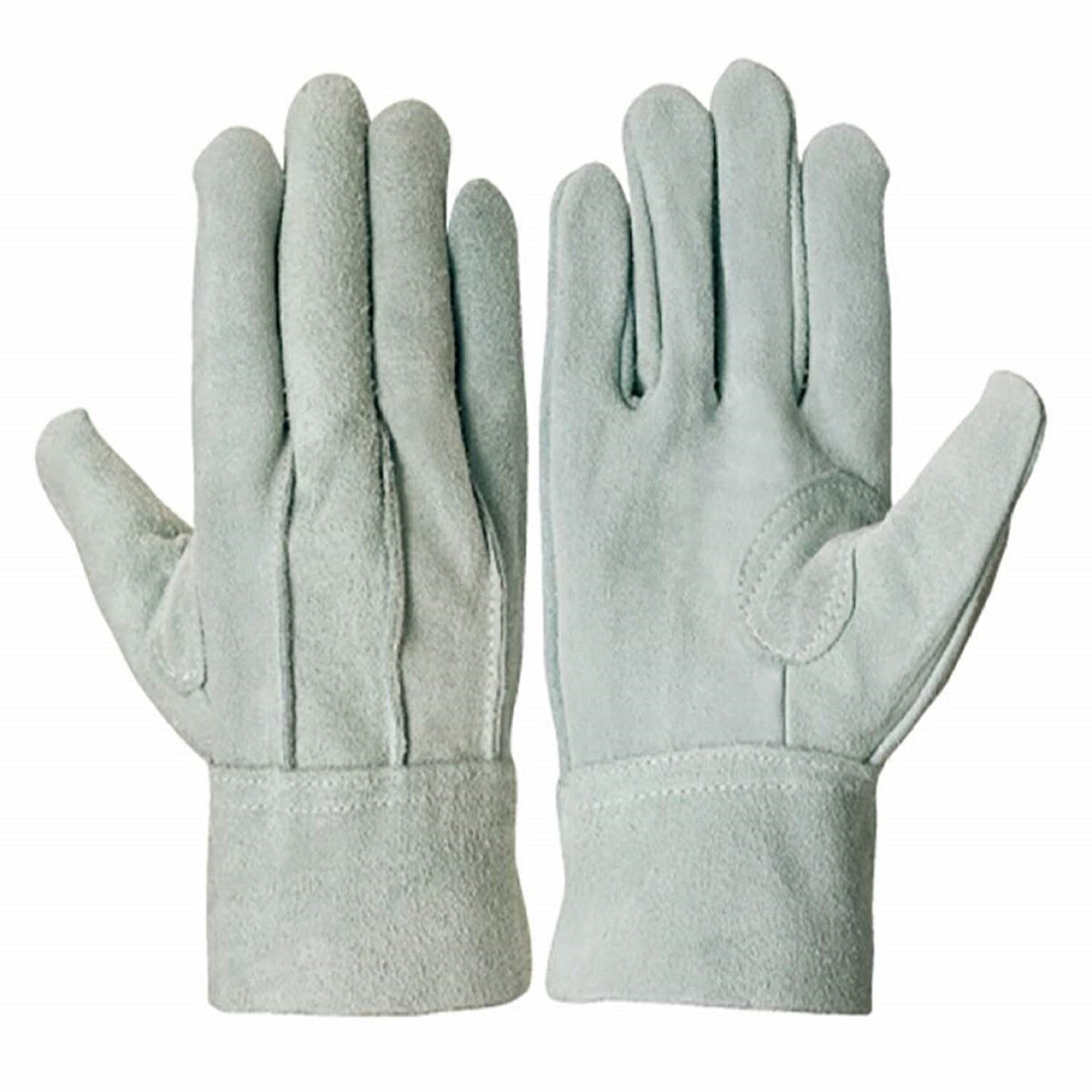 手袋 作業用手袋 革手袋 《AZG-106》 シモン Simon アイゼックス AIZEX 牛床 革手 白 （背縫い・親指付..