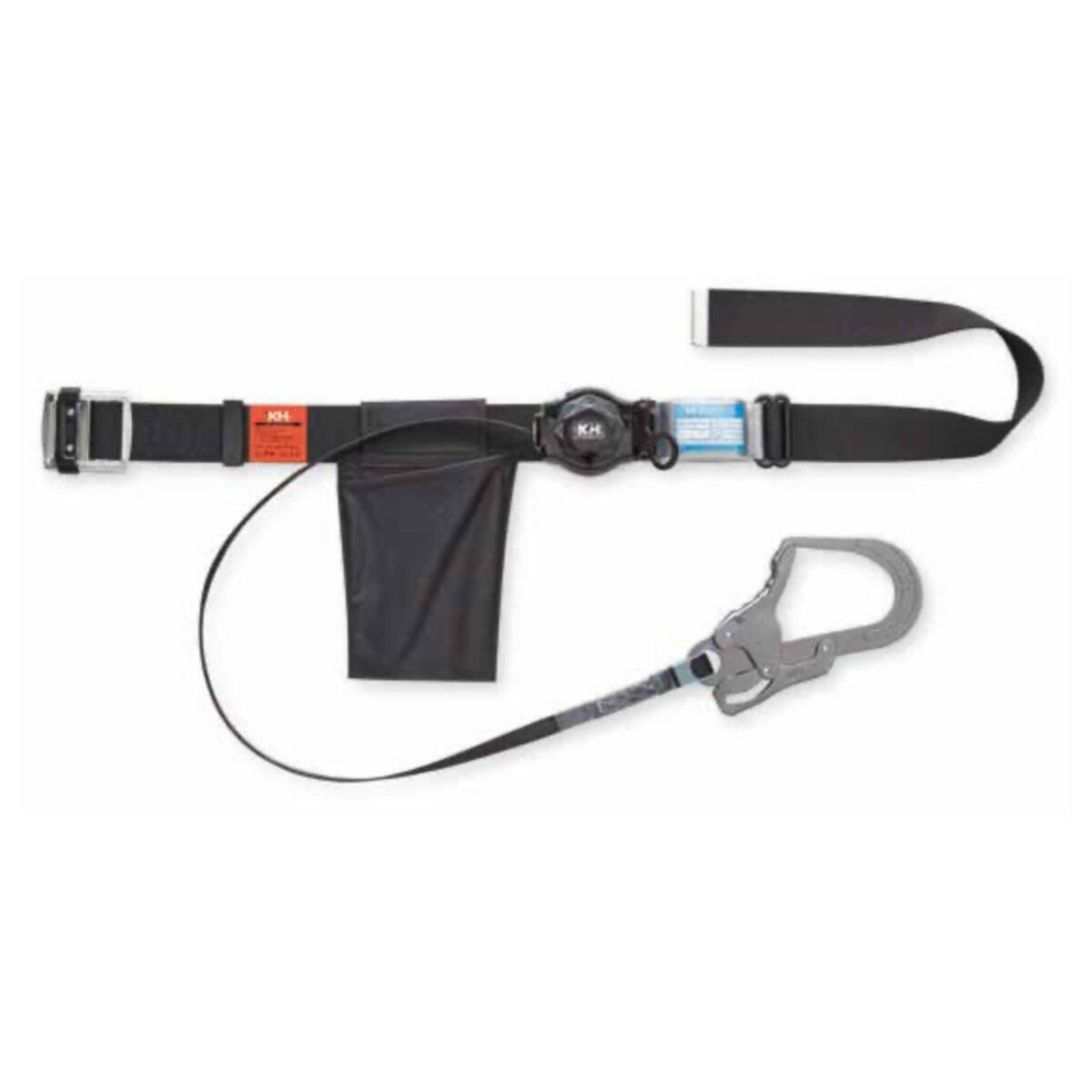 墜落制止用器具　適合品　KH 基陽　D SKMSDAK スライド　胴ベルト　リール　巻取り　ランヤード　フック　セット　47113F S1SDAK 17 胴ベルト　第一種