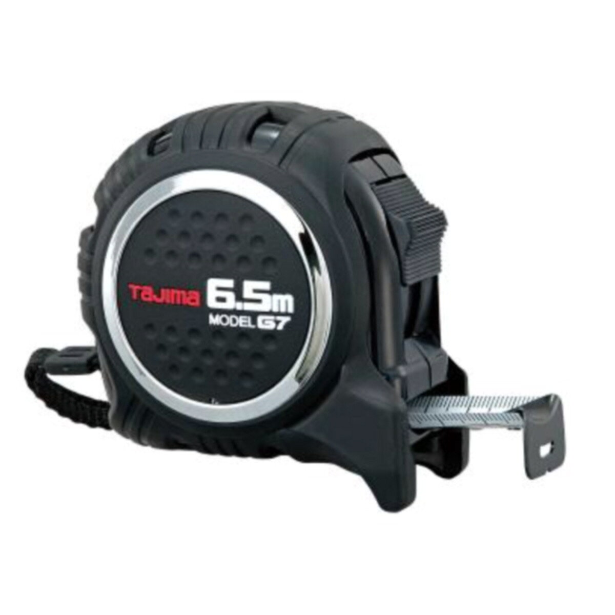 TAJIMA タジマ コンベックス G7 L 25 65 S ロック 剛厚 スチール テープ JIS 目盛 両面 メートル 尺 黒　G7L2565