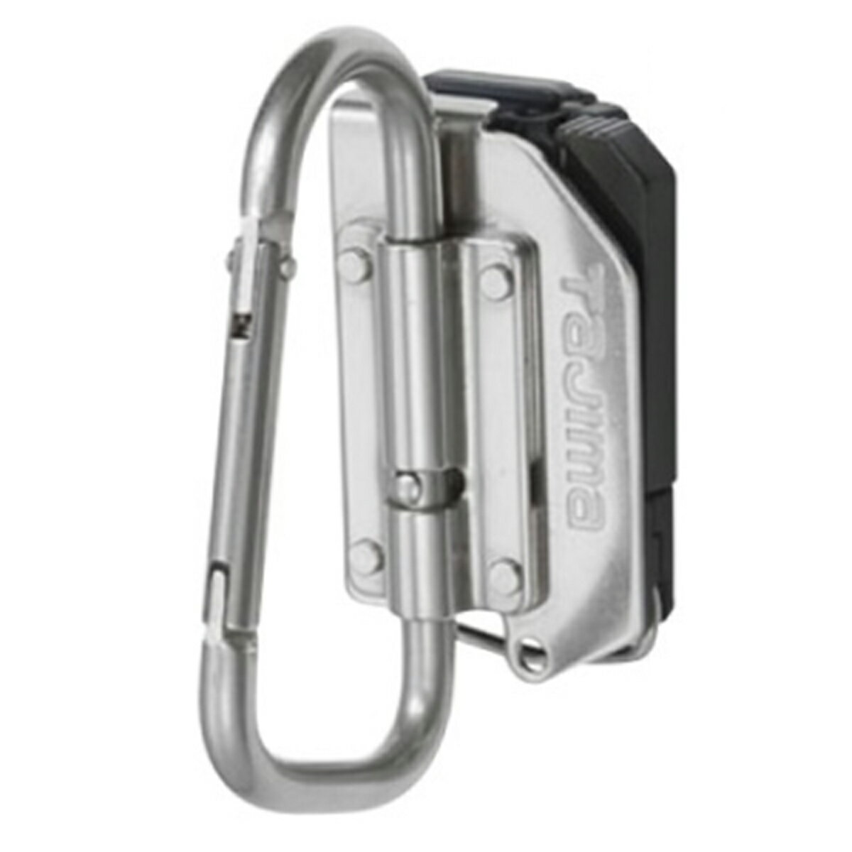 TAJIMA タジマ SFKHS CLF 工具 ホルダー 後付 セフ 着脱式 極太ステン 折りたたみ式 カラビナ大 ストッパー付 3 kg 50 mm 幅対応　SFKHS-CLF