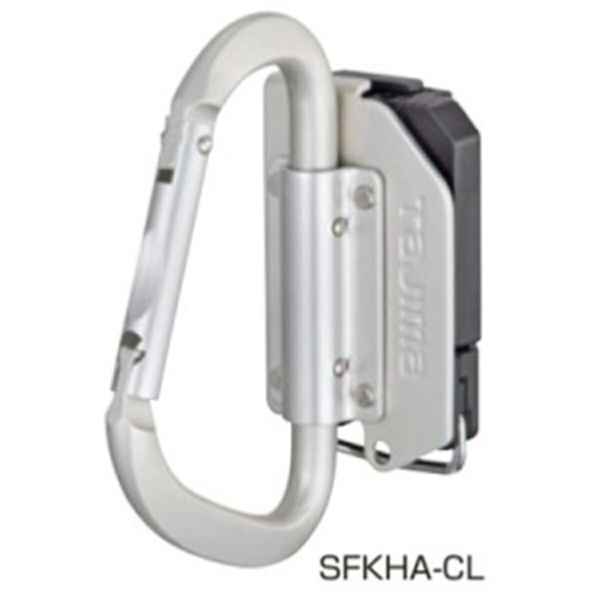 TAJIMA タジマ SFKHA CL 工具 ホルダー 後付 セフ 着脱式 軽量 アルミ カラビナ 大 ストッパー付 3kg 50 mm 幅対応　SFKHA-CL