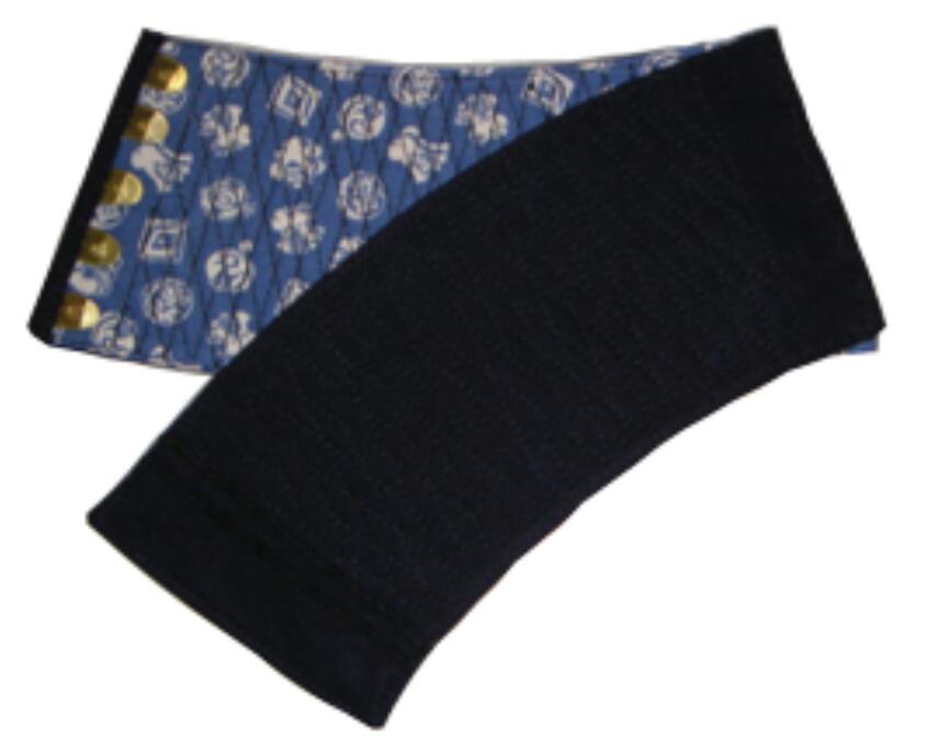 ケイワーク　手甲　B-40　天狗手甲　本藍染　5枚コハゼ　特大　大　中　小　湾曲コハゼ　プリント裏生..