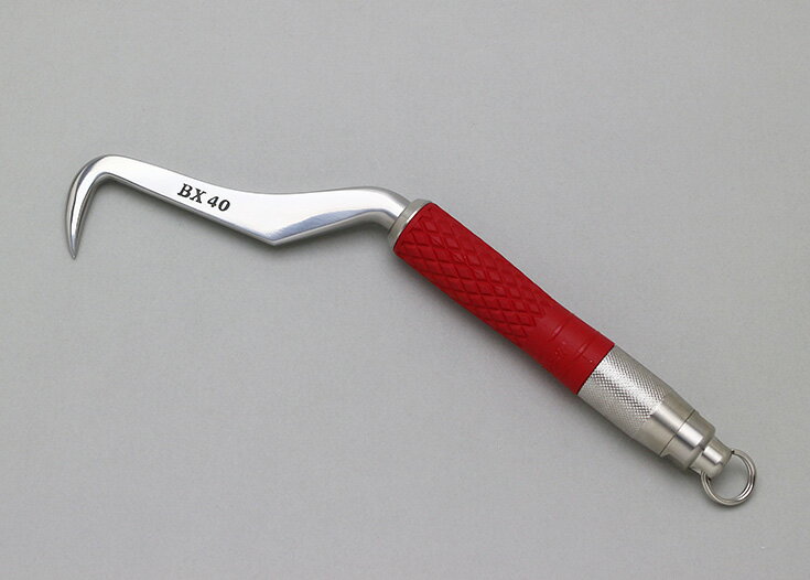 MIKI BX40 RD-RE ハッカー スワン SWAN Dグリップ リング付き レッド 赤 鉄筋用 作業工具　結束線　ブランド ミキ　三貴