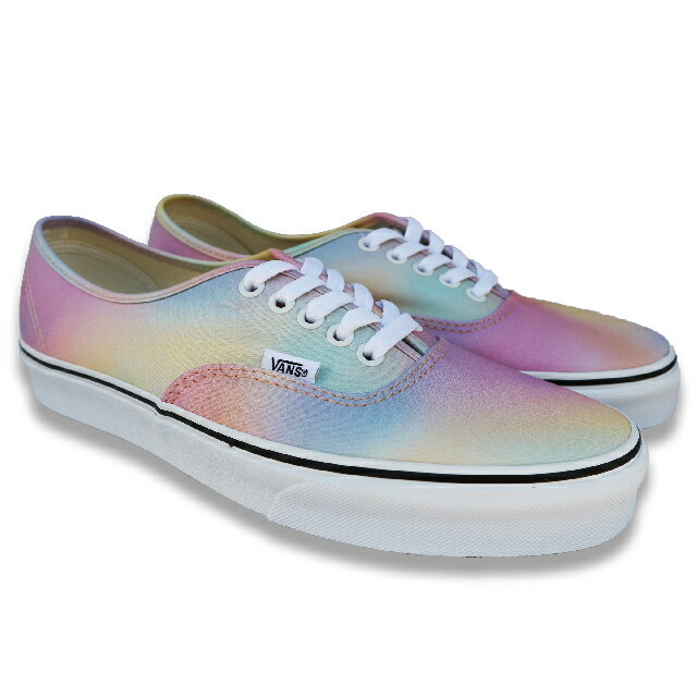 定価7150円 20%OFF / VANS /【VANS】 バンズ AUTHENTIC オーセンティック (AURA SHIFT) MULTI/TRUE WHITE