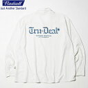 RADIALL fBA TRUE DEAL - OPEN COLLARED SHIRT L/S Vc SNOW WHITE