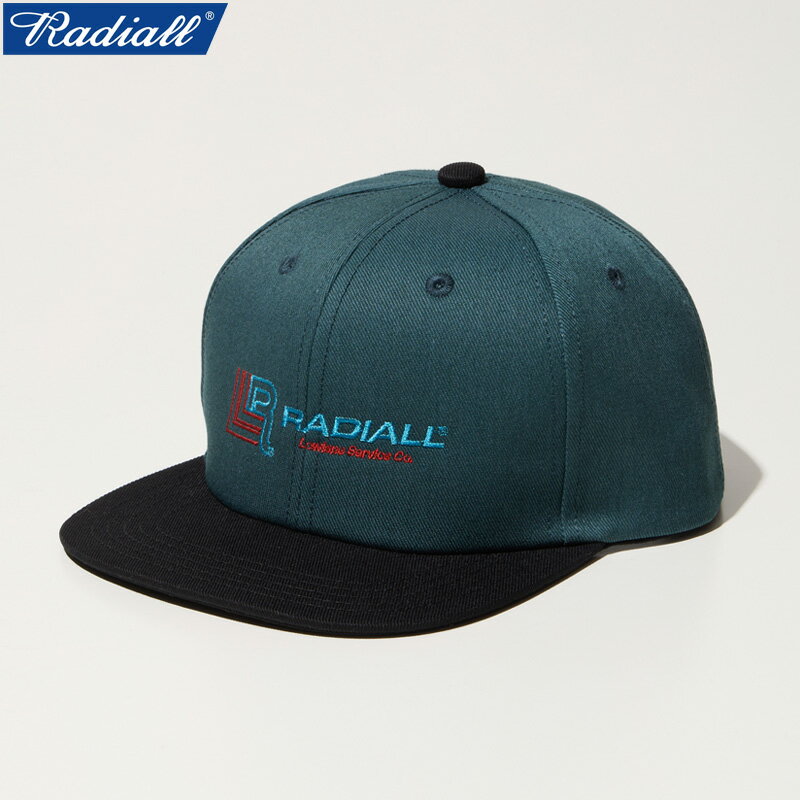 RADIALL ラディアル LOWLANE - TRUCKER CAP 6パネル トラッカーキャップ LINCOLN GREEN