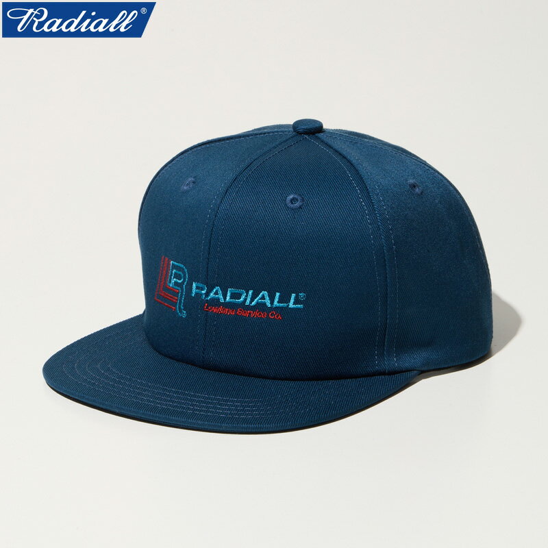 RADIALL ラディアル LOWLANE - TRUCKER CAP 6パネル トラッカーキャップ NAVY