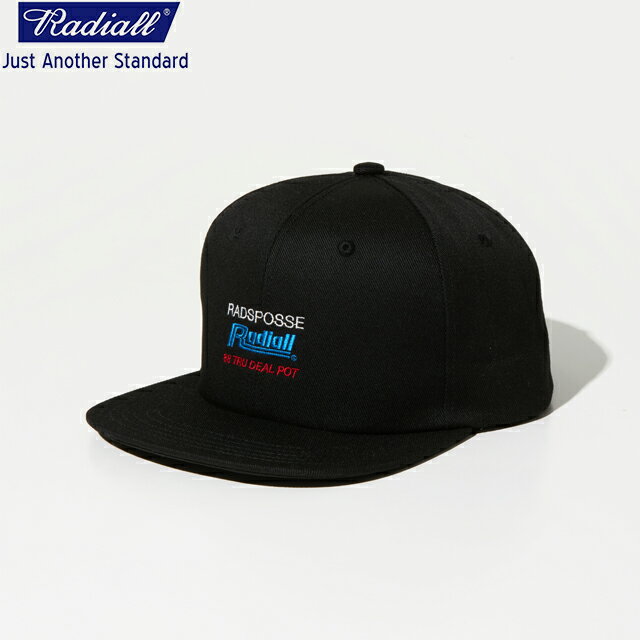 RADIALL fBA REV - BASEBALL CAP x[X{[Lbv BLACK