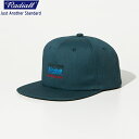 RADIALL fBA REV - BASEBALL CAP x[X{[Lbv BOTTLE GREEN