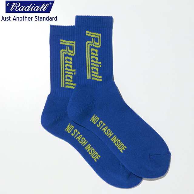 RADIALL ラディアル TRUCKS - 1PAC SOX MID / DRALON ソックス 靴下 BLUE