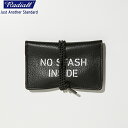 RADIALL ラディアル LAIDBACK - ONE DAY SHAG POUCH シャグポーチ BLACK