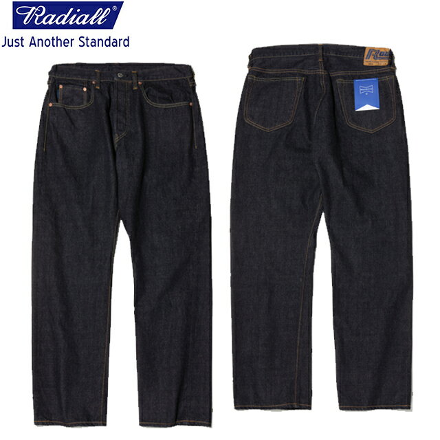 RADIALL ラディアル KUSTOM 350B - STRAIGHT FIT DENIM PANTS ストレートフィット デニムパンツ DEEP INDIGO (2024SS品番)