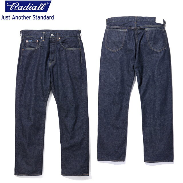 RADIALL ラディアル KUSTOM 350B - STRAIGHT FIT DENIM PANTS ストレートフィット デニムパンツ DEEP INDIGO