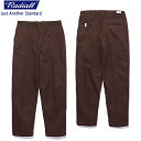 RADIALL fBA CONQUISTA - SLIM TAPERED FIT PANTS Xe[p[h [Npc BROWN(2021i)