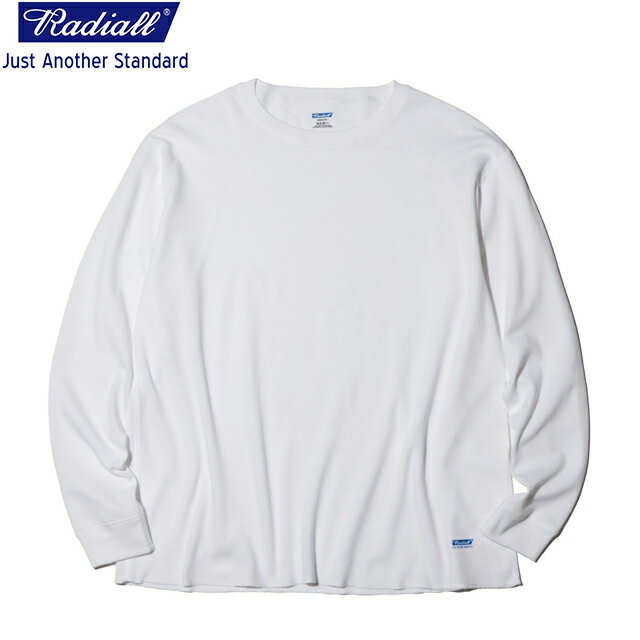 RADIALL ラディアル MIL - THERMAL CREW NECK T-SHIRT L/S ロングスリーブ サーマル WHITE