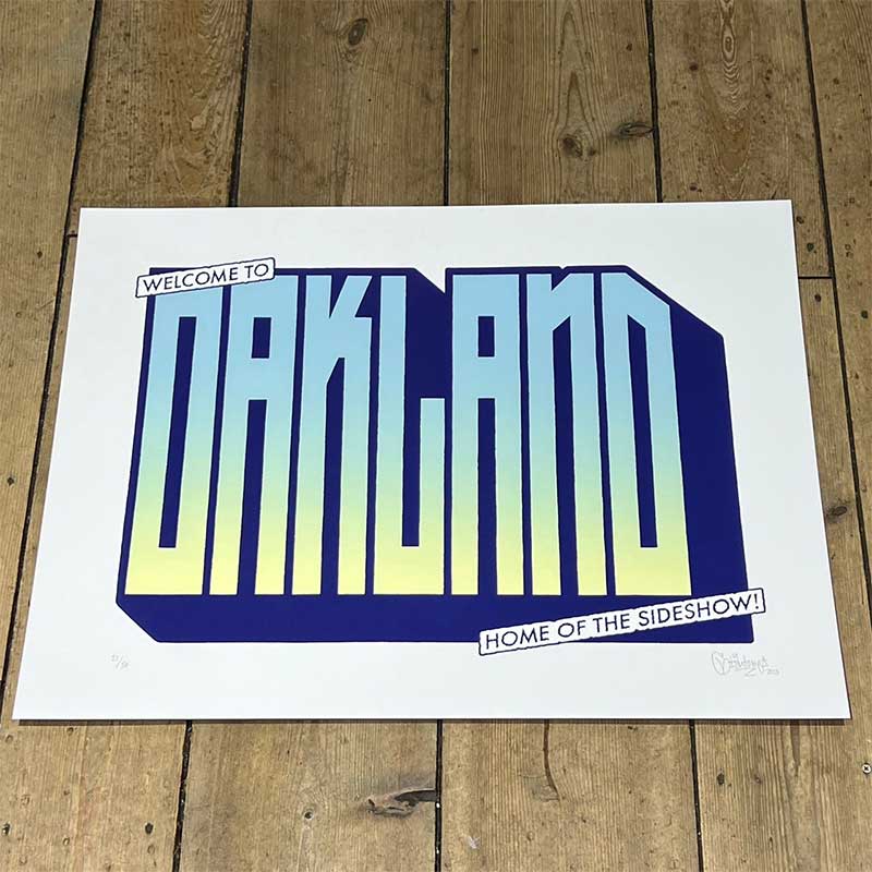-7- MIKE GIANT マイクジャイアント "OAKLAND" POSTER ポスター