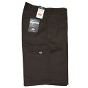 DICKIES 42283 13SHORTS DARK BROWN fBbL[Y V[gpc