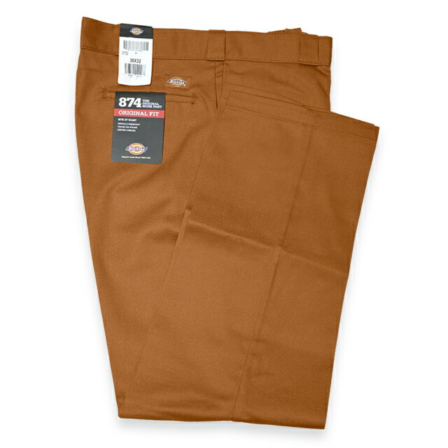 新色 DICKIES 874 WORK PANTS BROWN DUCK 874WSD ディッキーズ ワ−クパンツ