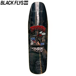 [US企画]BLACK FLYS ブラックフライズ DUMPSTER FLY SKATE DECK スケートボード クルーザー 9.0inch