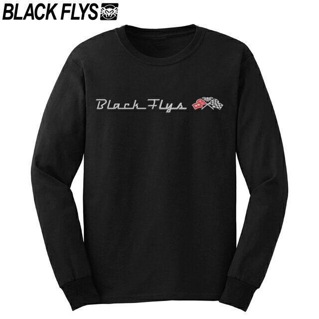 US企画 BLACK FLYS ブラックフライズ FLY IMPALA BLACK LONG SLEEVE Tシャツ ロンT