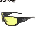 BLACK FLYS ブラックフライズ FLY DEFENSE (SAFETY GLASSES) MATT BLACK/YELLOW ツヤ無し セーフティーグラス