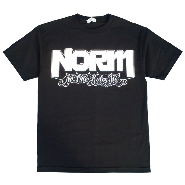NORM ノーム NO ONE RULES ME BLACK Tシャツ