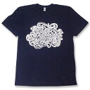 LOVE LETTER TATTOO ラブレタータトゥー SCRIPT LOVE LETTER NAVY T-SHIRTS