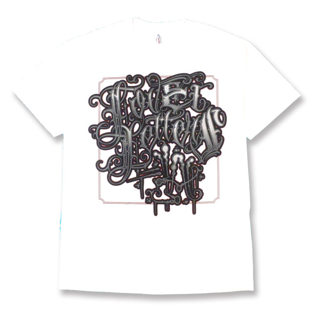 LOVE LETTER TATTOO ラブレタータトゥー CHAVO WHITE T-SHIRTS