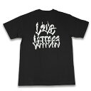 LOVE LETTER TATTOO ラブレタータトゥー LL CHAZ T-SHIRTS Tシャツ BLACK