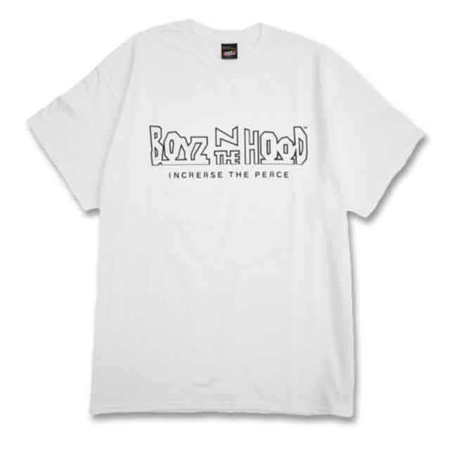 RAP TEES BOYZ N THE HOOD ラップティーズ ボーイズンザフッド LOGO SS TSHIRTS 半袖Tシャツ COLOR*WHITE