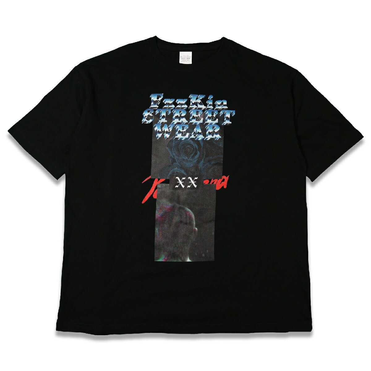 FXXKIN STREET WEAR "PASADENA" S/S T-SHIRTS 半袖 Tシャツ BLACK
