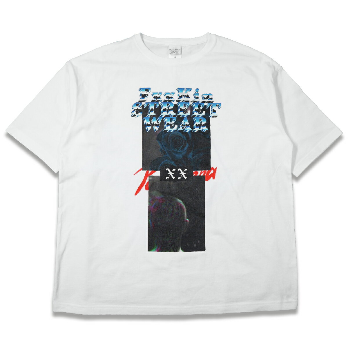 FXXKIN STREET WEAR "PASADENA" S/S T-SHIRTS 半袖 Tシャツ WHITE