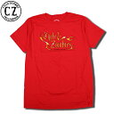 CYCLE ZOMBIES サイクルゾンビーズ　RAKED PREMIUM FIT Tシャツ RED